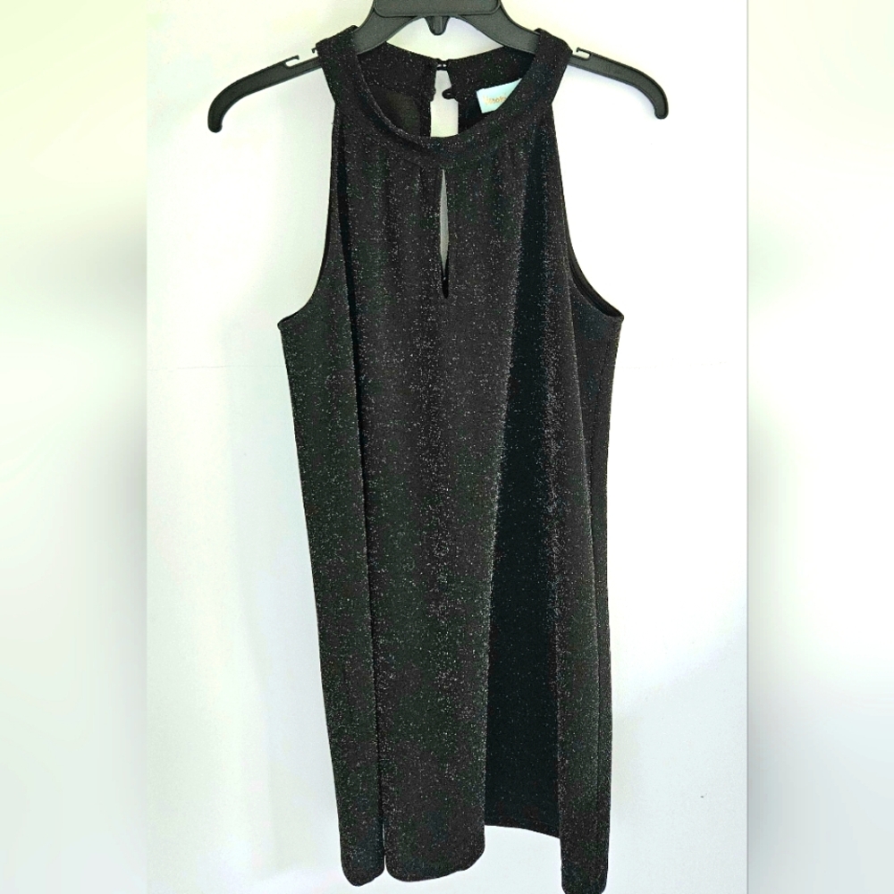 Veronica M NWT sparkle black dress